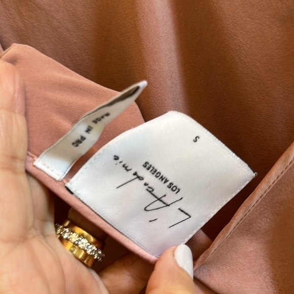 L’academie The Silk Slip Dress Nude Small - Picture 7 of 7